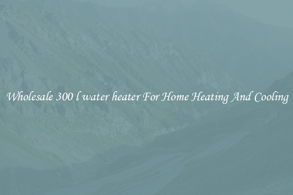 Wholesale 300 l water heater For Home Heating And Cooling