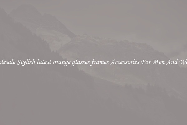 Wholesale Stylish latest orange glasses frames Accessories For Men And Women
