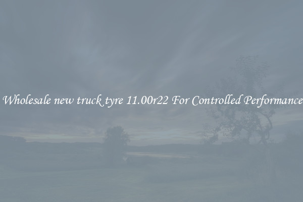 Wholesale new truck tyre 11.00r22 For Controlled Performance