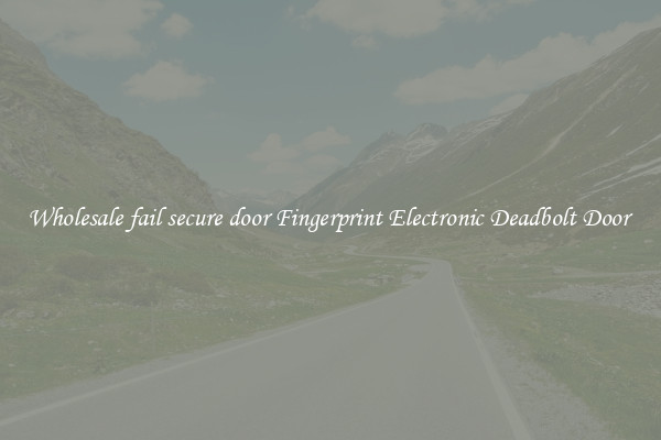 Wholesale fail secure door Fingerprint Electronic Deadbolt Door 