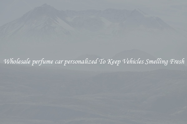 Wholesale perfume car personalized To Keep Vehicles Smelling Fresh